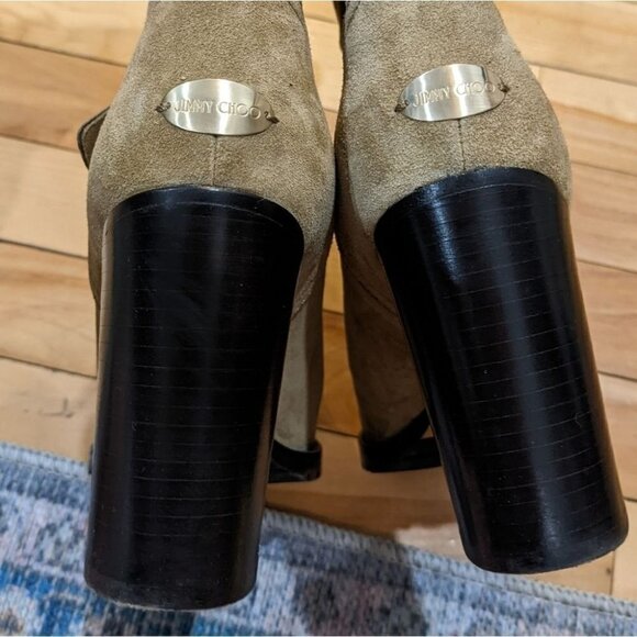 JIMMY Choo | Dart Suede Biker Buckle Bootie - Picture 6 of 8